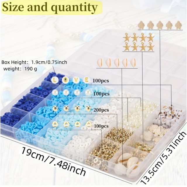 Komplet za izdelavo nakita z morskimi motivi 