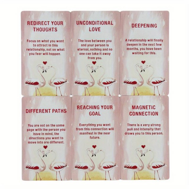 Komplet 54 orakeljskih kart LJUBEZENSKA SPOROČILA