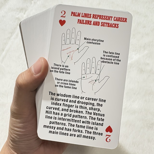 Komplet kart za branje dlani