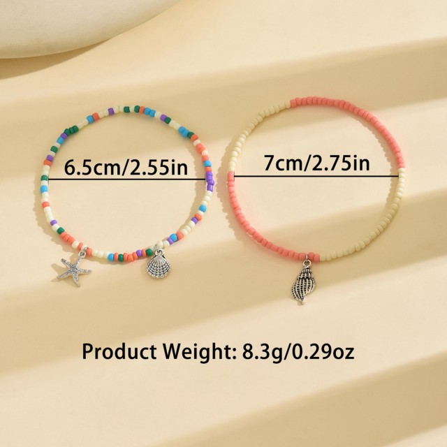 Poletni komplet zapestnic z morskim motivom