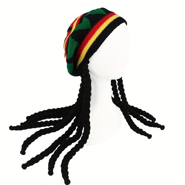 Rasta kapa z dolgimi dredi 