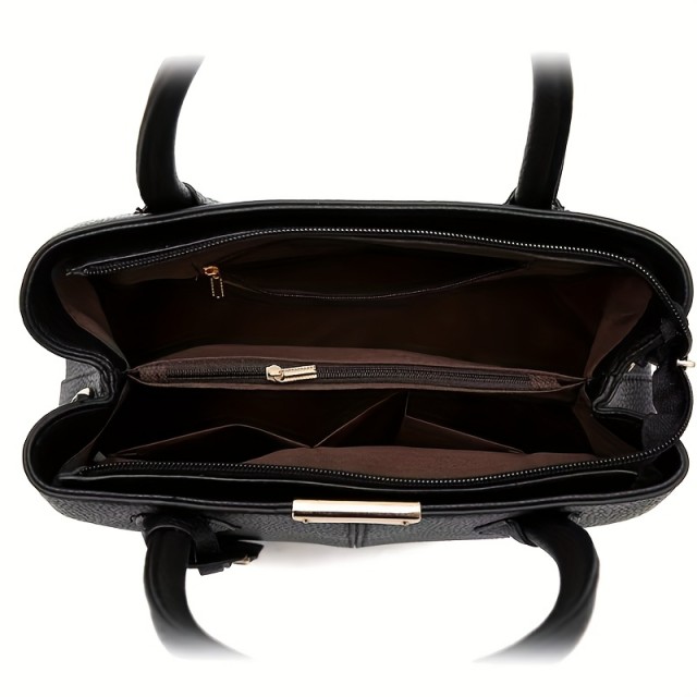 Elegantna ženska torbica z zlatimi detajli 2 barvi