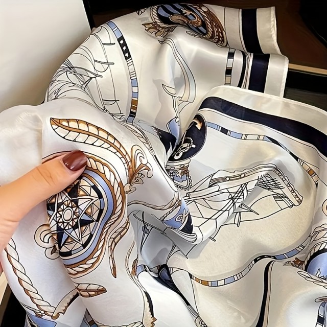  Ženska kvadratna rutka v bohemskem slogu