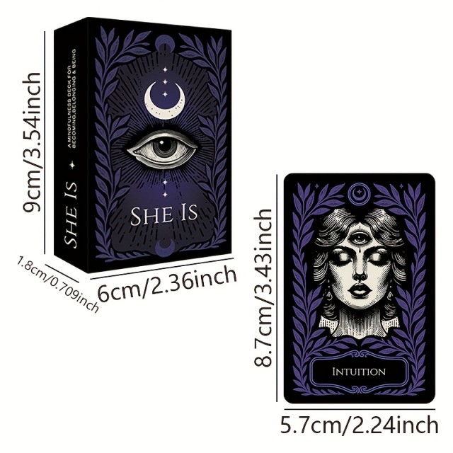 SHE IS – 52 duhovnih zdravilnih kart z afirmacijami