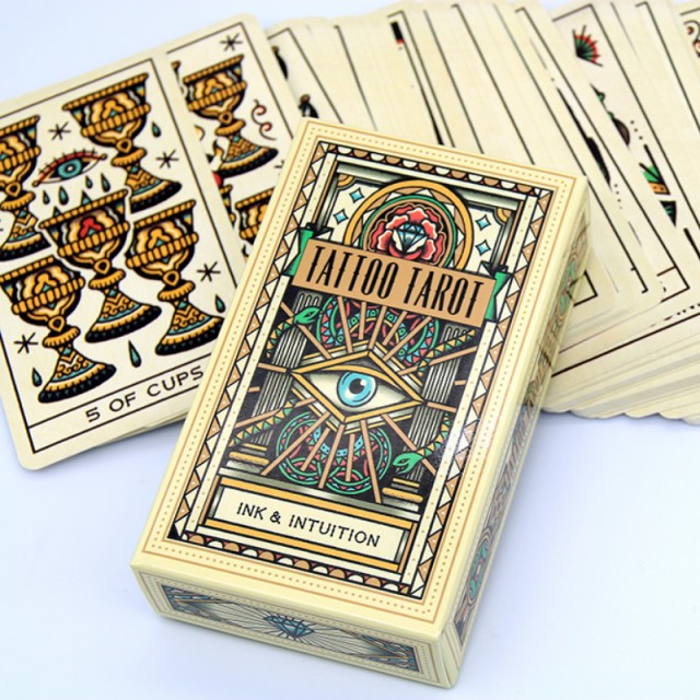 Tattoo Tarot komplet 78 kart