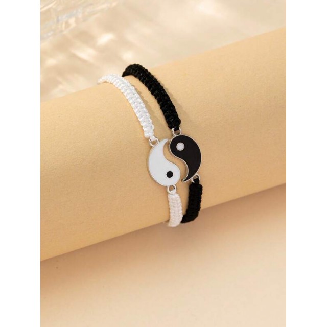 Komplet 2 zapestnic Yin & Yang