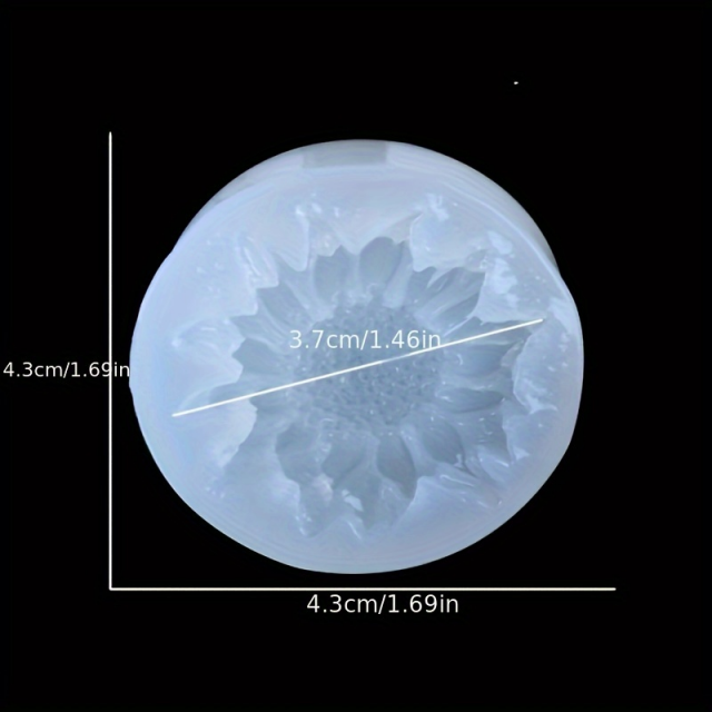 DIY Sunflower silikonski kalup za sveče in mila