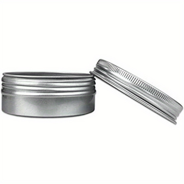 Srebrna aluminijasta posoda s pokrovom 60ml