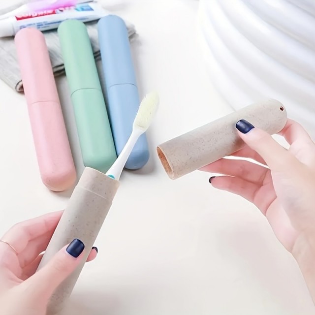 Komplet 4 potovalnih škatlic za zobno ščetko