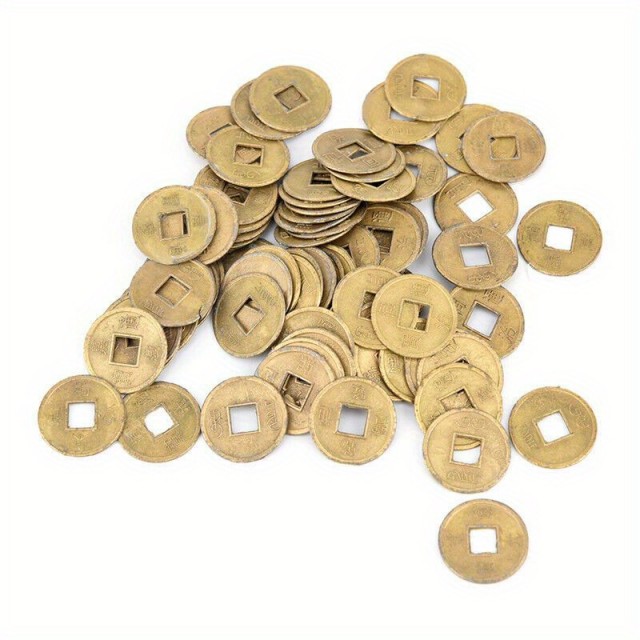 Komplet 10 mini Feng Shui kovancev za srečo