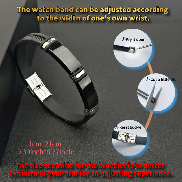 Personalizirana moška zapestnica z dvojnim prostorom za gravuro