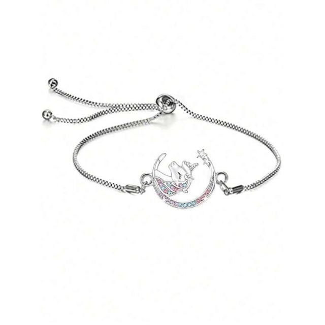 4 delni komplet nakita samorog na luni