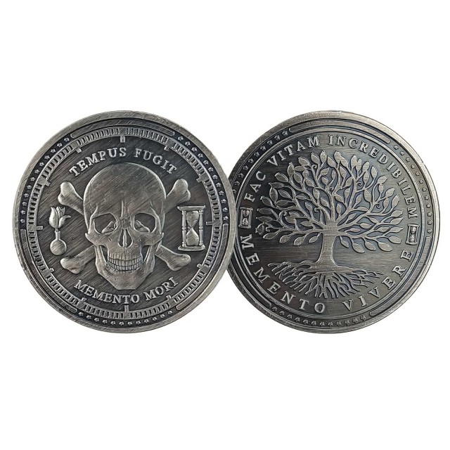 Zbirateljski spominski kovanec MEMENTO MORI