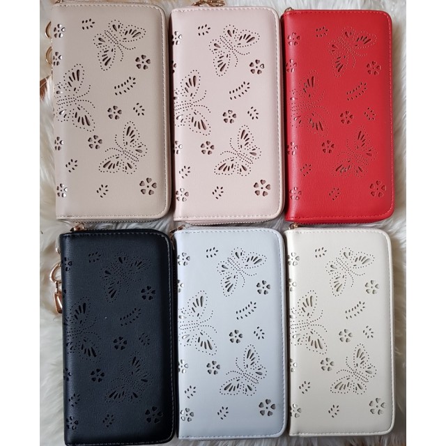 Denarnica z metuljčki, več barv