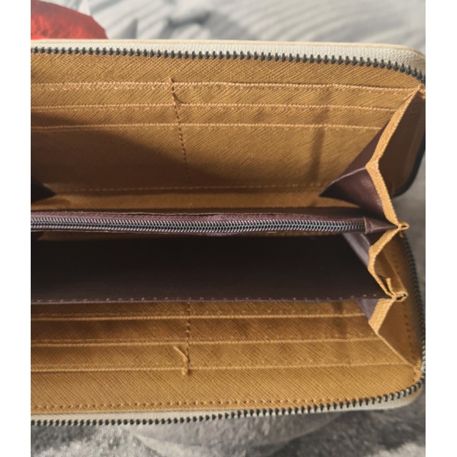 Denarnica ženska z zadrgami, 7 barv