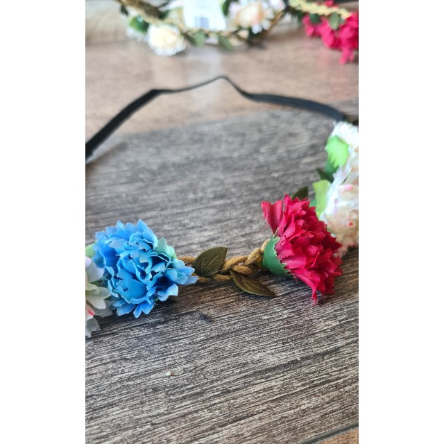 Cvetlični trak za lase, na voljo več barv 