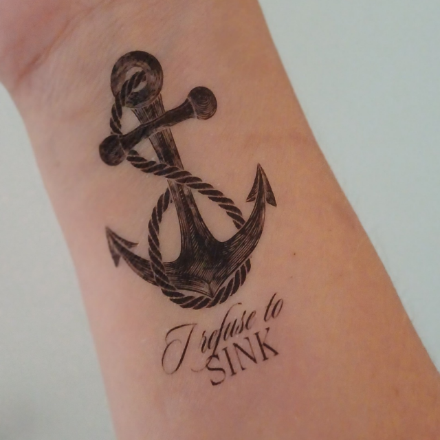 Komplet 3 nalepk SIDRO, I refuse to sink 