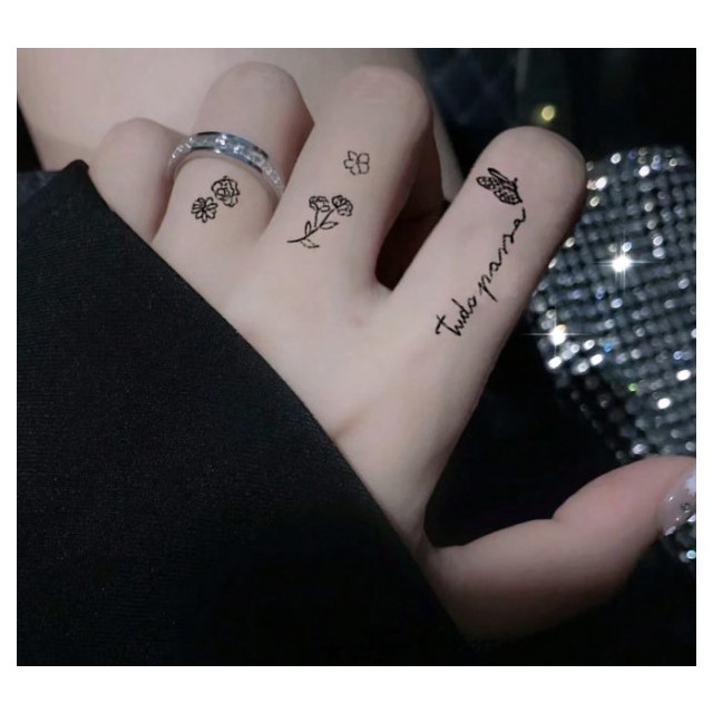 Komplet 30 tatujev v črni barvi Z01