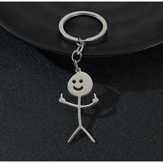 Zabaven obesek za ključe s človečkom