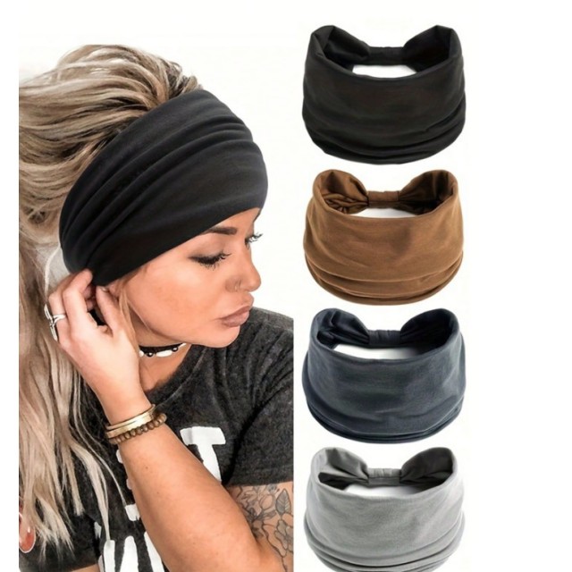 Širok trak za glavo 4 barve na voljo