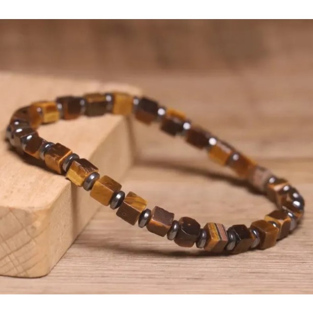 Moška zdravilna zapestnica TIGROVO OKO 