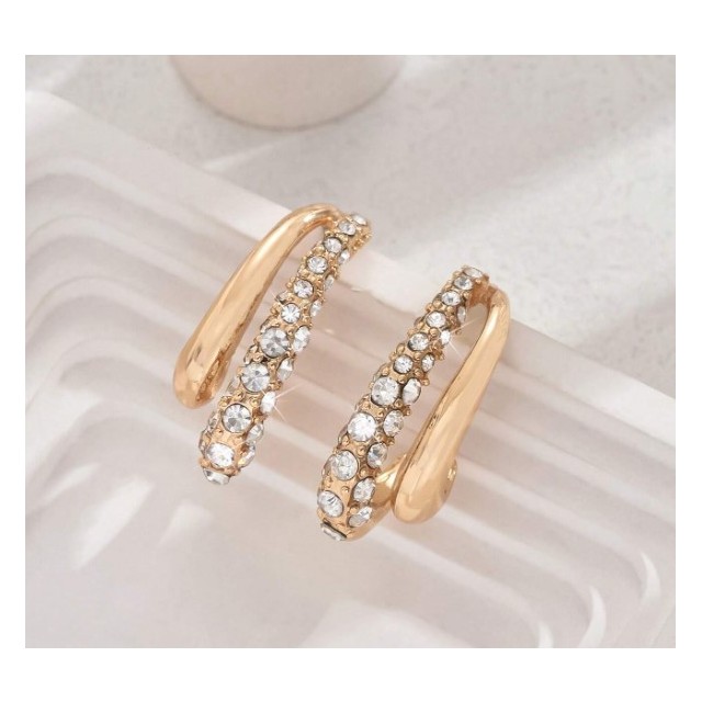 Elegantni uhani s kristali – glamurozen sijaj