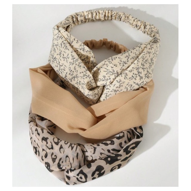 Komplet 3 naglavnih trakov 