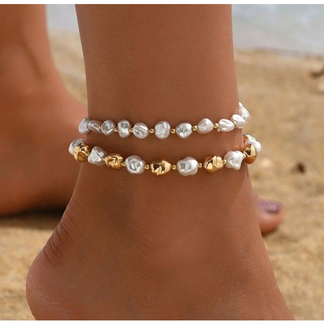 Komplet 2 zapestnic za nogo 