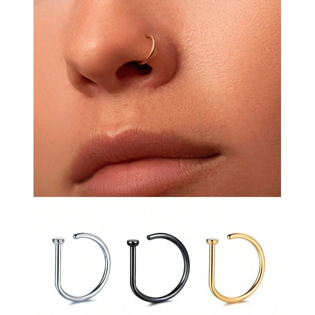 4 delni set piercingov za nos 