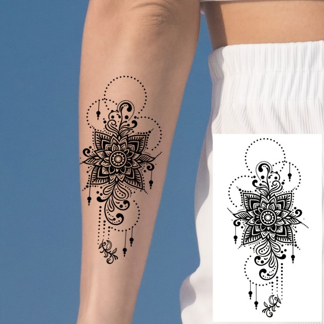 Komplet 30 orientalskih tatu nalepk TC-H01