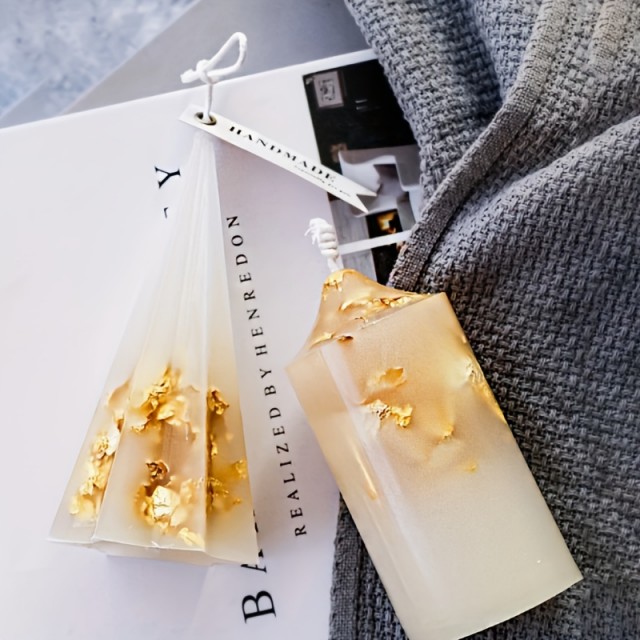 Komplet 9 folij listov za okrasitev sveč in mil