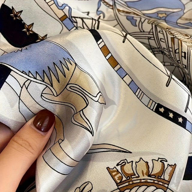  Ženska kvadratna rutka v bohemskem slogu