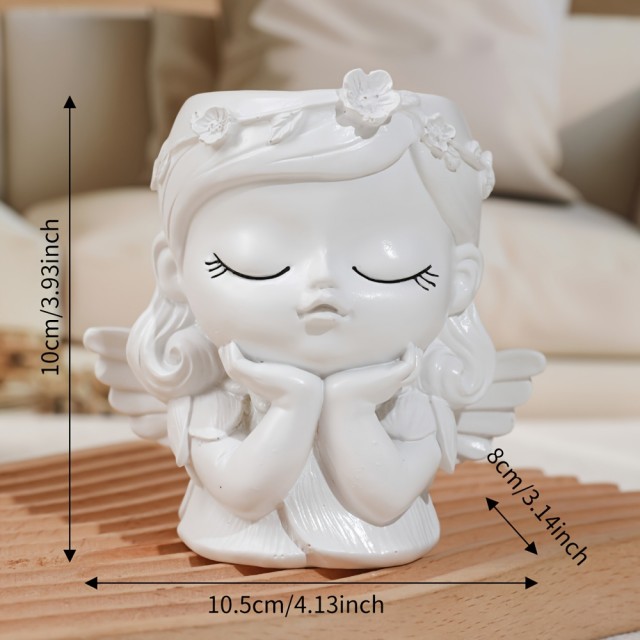 Cvetlični lonček DEKLICA V MISLIH