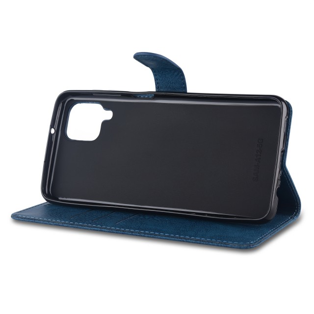 Črn usnjen ovitek za mobilni telefon (Samsung Galaxy A35) 