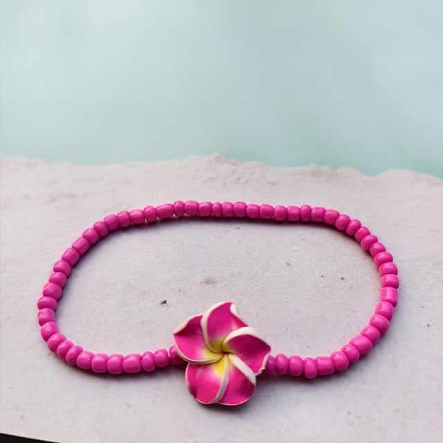 Pink zapestnica za nogo s himalajsko rožico