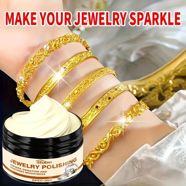 Univerzalna krema za poliranje nakita 30g + goba