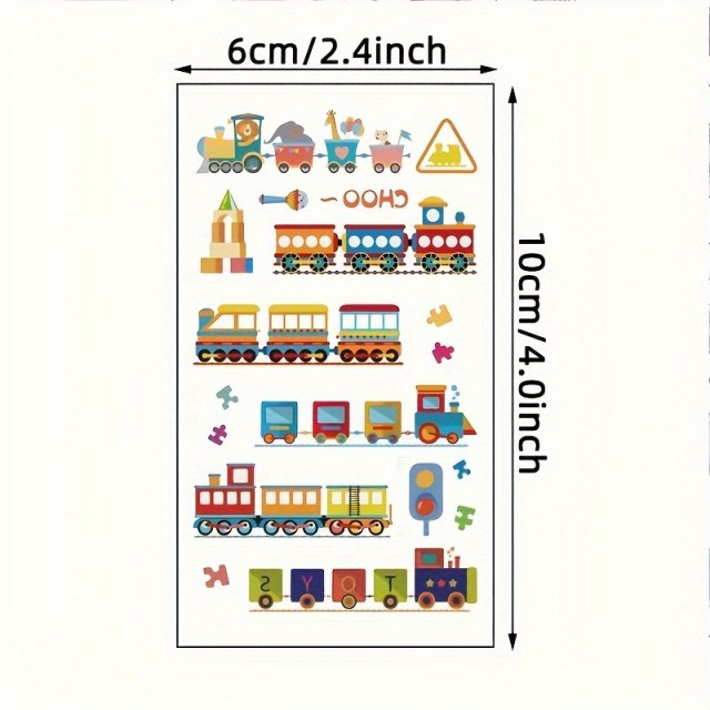 Komplet 30 začasnih tattoo nalepk za otroke