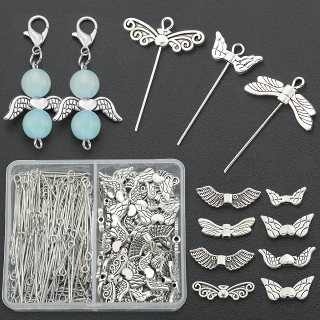 Komplet za izdelavo obeskov za ključe – 150 kosov