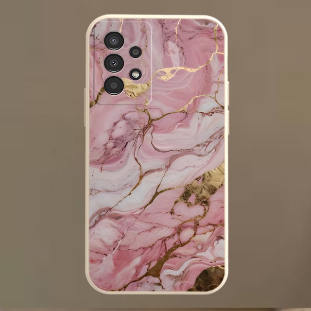 Marmorni ovitek za telefon z zlatimi žilami Samsung Galaxy A36