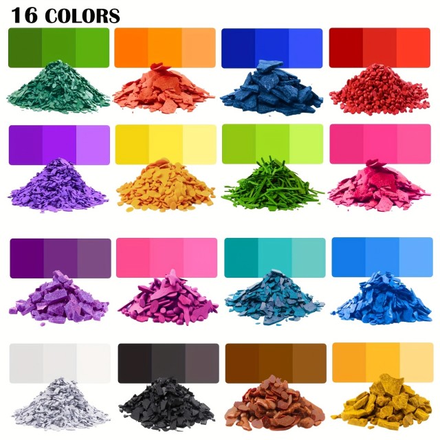 Premium set barv za sveče s 16 živahnimi barvami 5g 