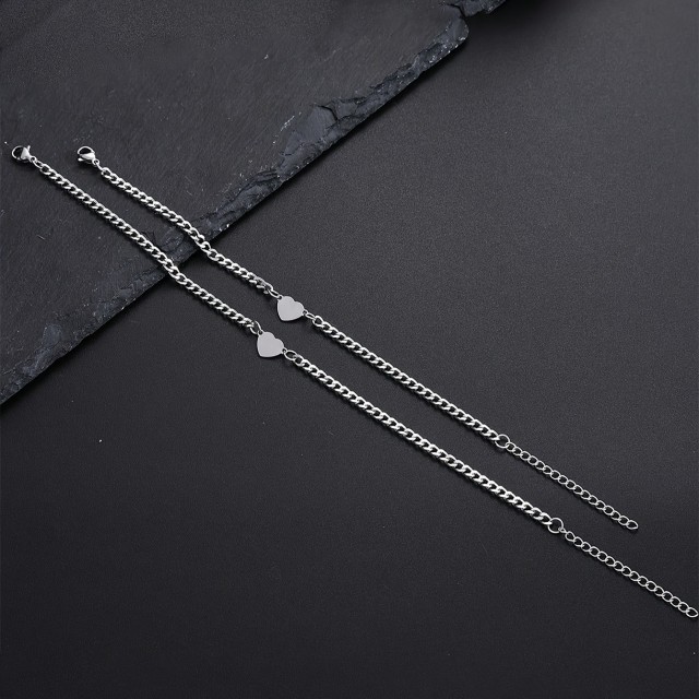 Komplet 2 zapestnic ZANJO in ZANJ s srcem