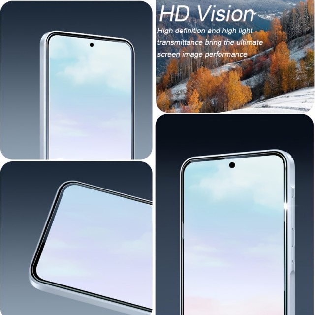 Komplet 3 zaščitnih stekel za mobilni telefon (Samsung Galaxy A55) 