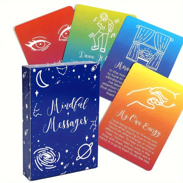 Komplet 50 kart Zavestna sporočila pozitivne afirmacije