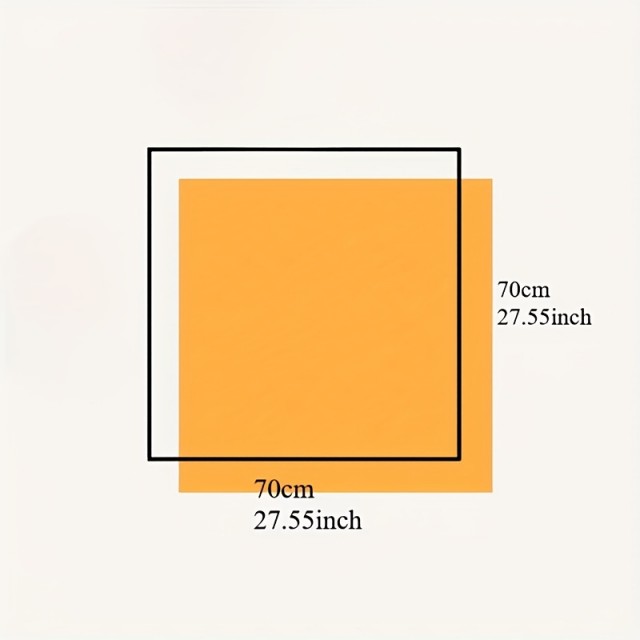 Elegantna kvadratna ruta v boemskem slogu s cvetličnim vzorcem