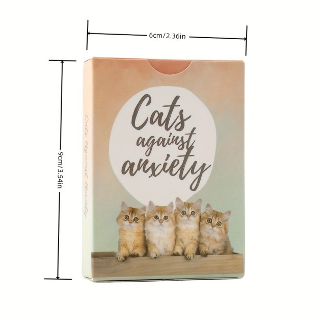 Komplet 50 kartic z mucami za lajšanje stresa