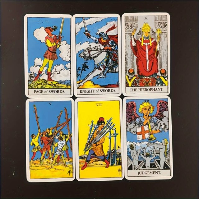 Tarot karte za vedeževanje THE RIDER TAROT 78 kart + navodila