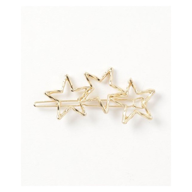 Špangica za lase v zlati barvi, tri zvezdice