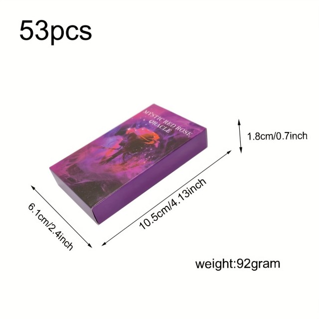 Komplet orakeljskih kart Mistična Rdeča Vrtnica 