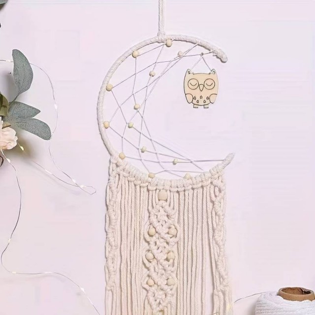 Boemski lovilec sanj s sovo