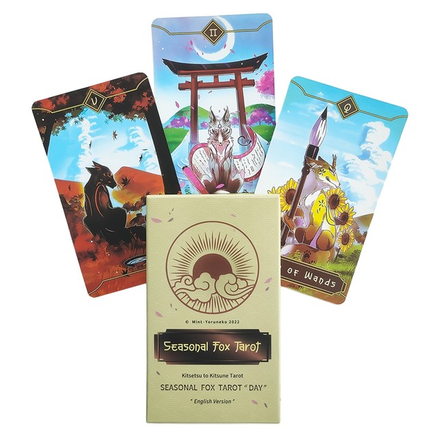 79-delni komplet tarot kart – Tarot štirih letnih časov lisice